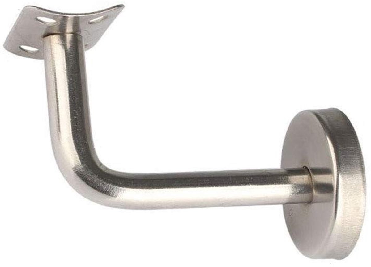 Inovra- Trapleuning Stevige Roestvrij Stalen Beugel - Trapleuninghouders - Wandbevestigingen - L-type - 60x100mm - Eenvoudige Installatie - Leuningsbeugel