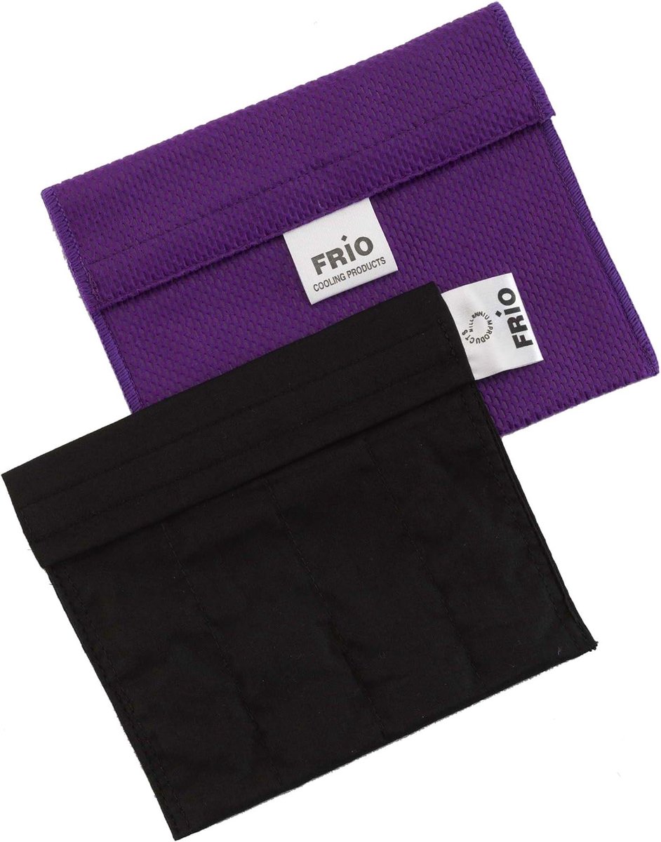 Thijox - FRIO GLAUCOOM-MIDDEN Koeltas Lila | 12½ x 14 cm | Waterdichte Nylon Binnenzak voor Insuline en Oogdruppels | Koelt met Koud Water, Geen Koele