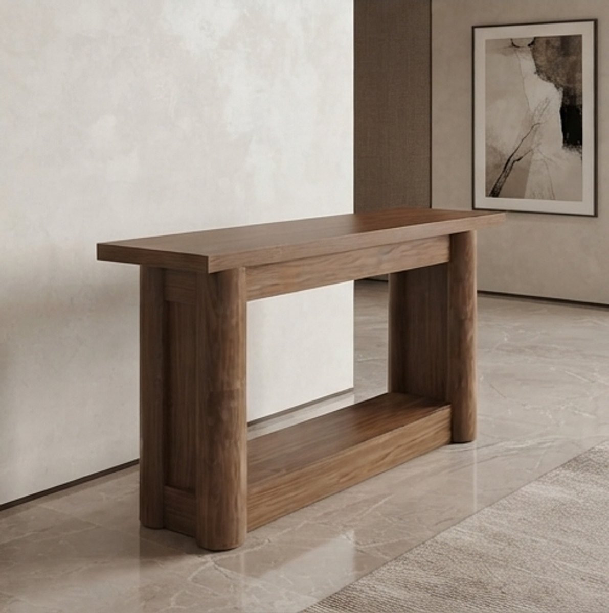 Industriële Consoletafel 160 cm met - Bruin - Novihome