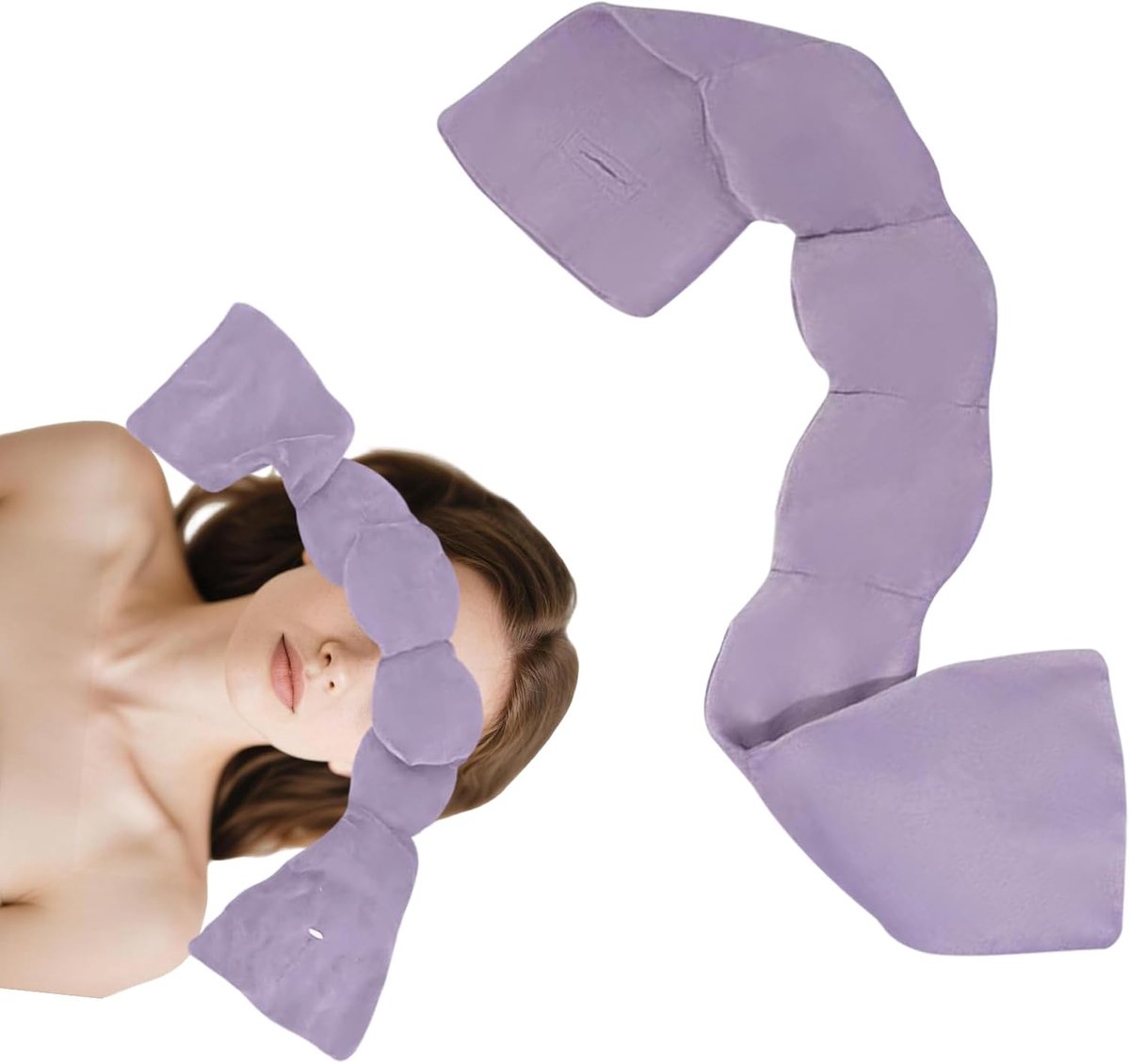 Thijox - Deep Rest Slaapmasker, Comfortabel Oogmasker met Zwaartekrachtparelvulling, 270g, Ideaal voor Ontspanning en Slaap, Perfect voor Thuis en Rei