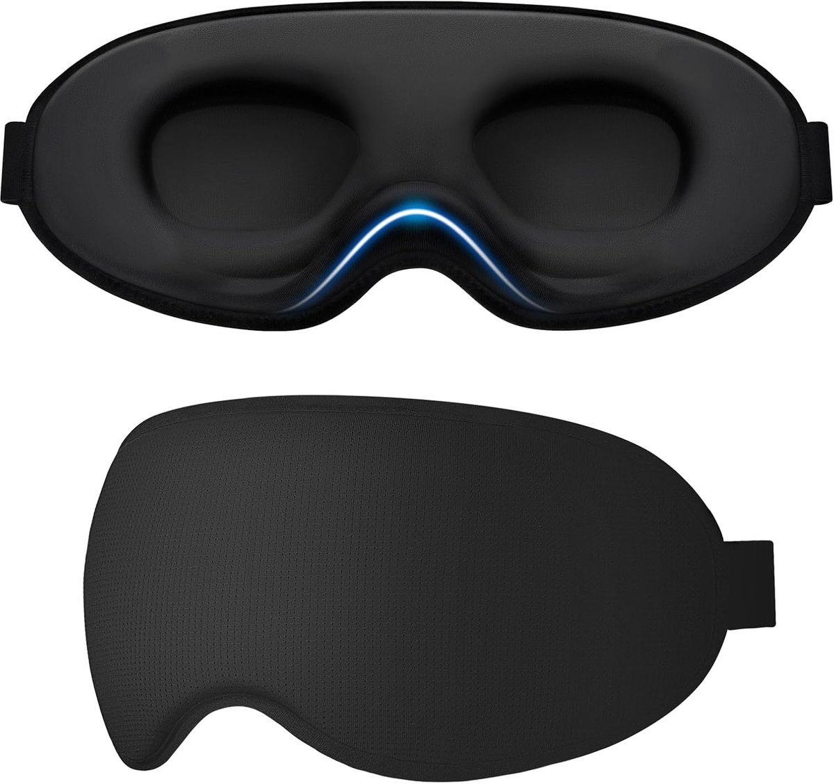 SnelShoppen - 3D Slaapmasker voor Zijslapers - Ergonomisch Oogmasker met Verstelbare Band - Huidvriendelijk en Comfortabel - Ideaal voor Slapen, Vluch
