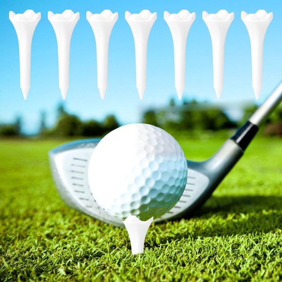 Dailygoods- Golftees 100 Stuks - Hoge Zichtbaarheid - Oefentraining - Golf Accessoires - ABS Materiaal - Duurzaam en Herbruikbaar - Golfaccessoires van Dailygoods — afbeelding 3