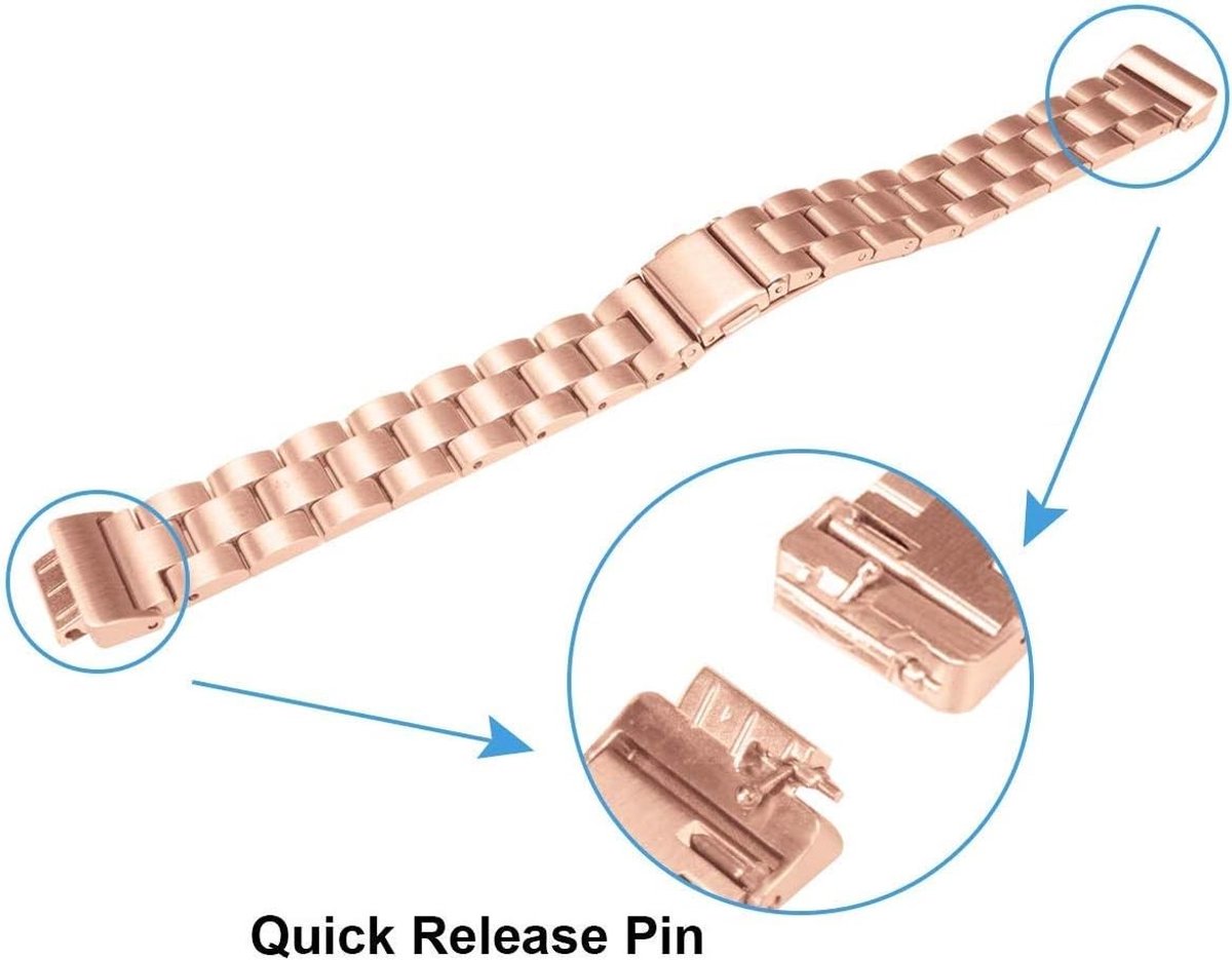 Elegante RVS Armband voor Fitbit Inspire HR en Inspire 2 thumbnail 3