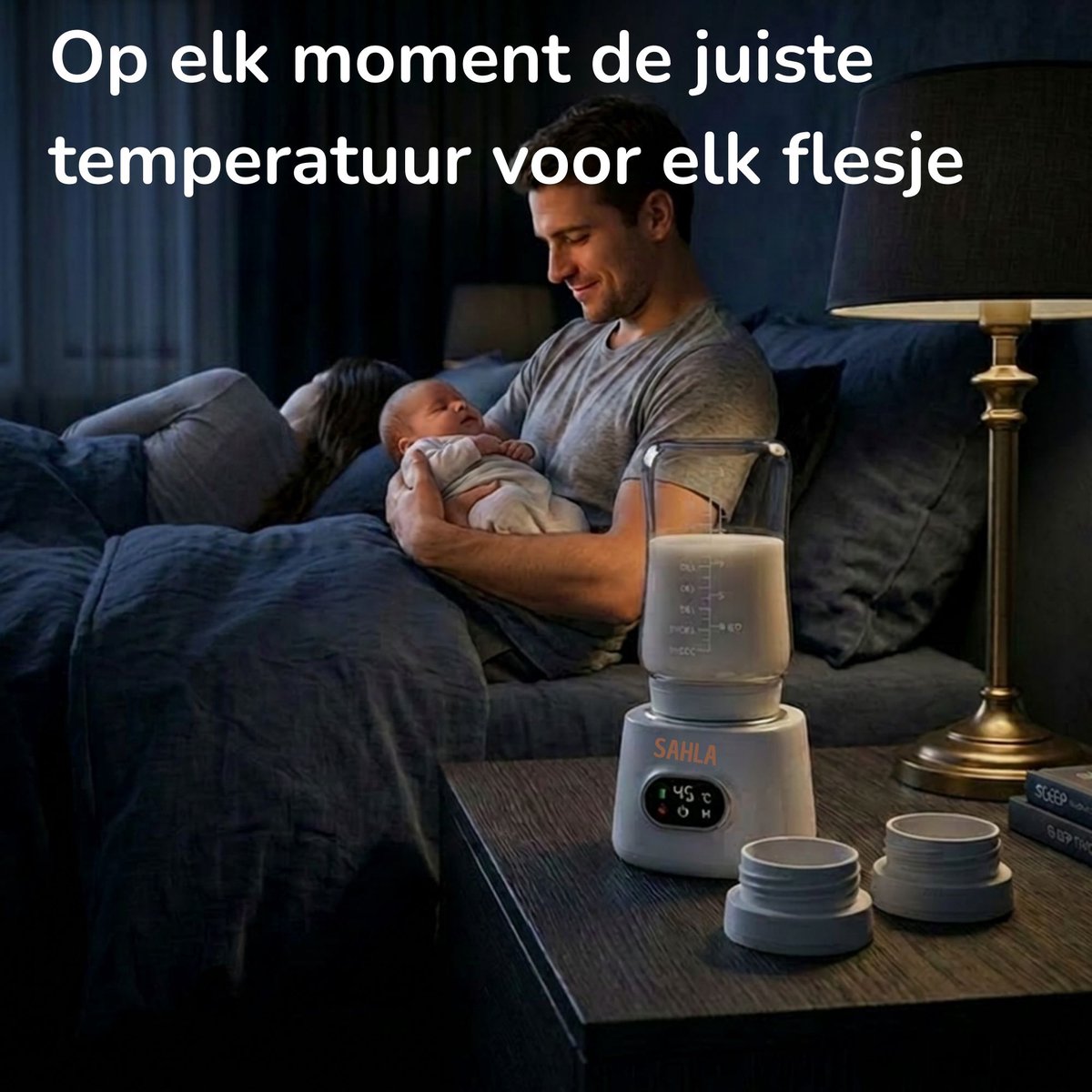 SAHLA Draadloze Flessenwarmer - Draagbaar Flesverwarmer - Binnen 3min warm thumbnail 5