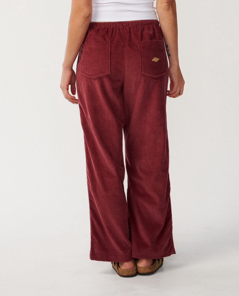 Rip Curl Keepsakes Washed Cord Pant - Dark Plum