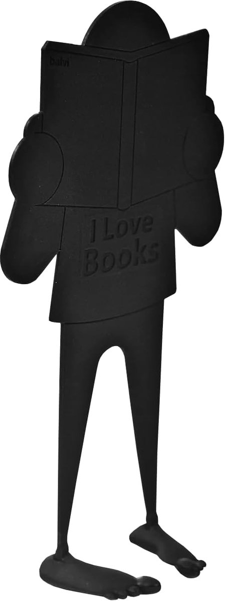 Thijox - Grappige Balvi Book Crush Bladwijzer - Kunststof Boekpagina Figuur - 13 cm - Originele Boekaccessoire voor Lezers - Leuk Cadeau voor Boekenli