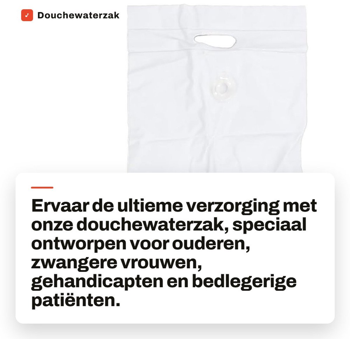 Inovra- Douchewaterzak Draagbaar - Haarwaszak voor Ouderen/Zwangere Vrouwen - Handvat - Sterke Waterdruk - Gemakkelijk te Gebruiken - Voor Persoonlijke Hygiëne
