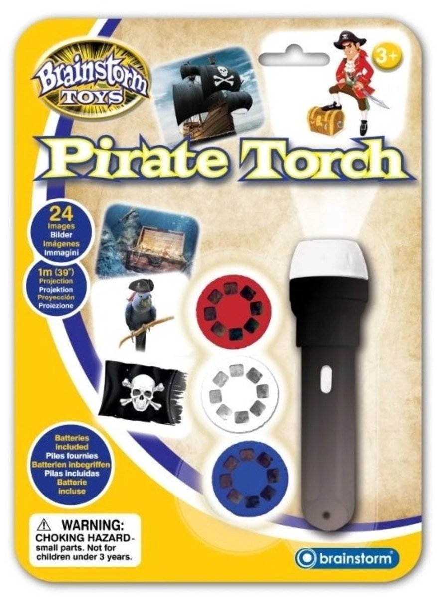 Brainstorm - Pirate Torch and Projector - zaklamp piraat