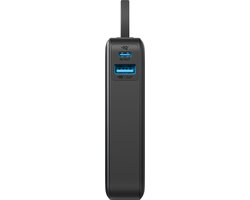 Anker-Nano Powerbank 10.000 mAh 30 W Zwart met USB-C Kabel - afbeelding 2