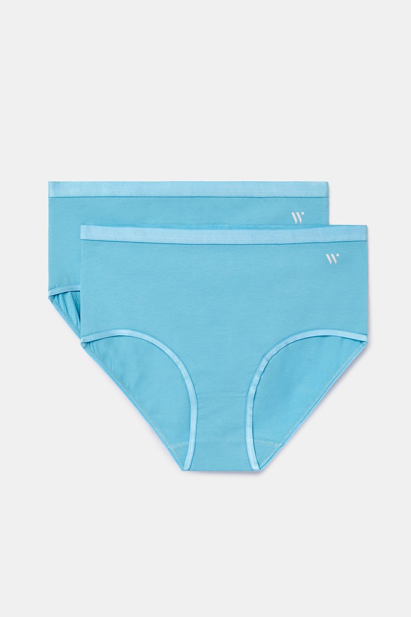 Woody Dames Slip Duopack Blauw XXL