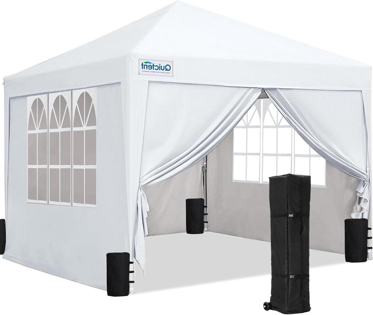 Vouwpaviljoen - Partytent Tuinpaviljoen - Feesten en Buiten - Waterdicht UV Beschermd - 3 x 3 Meter - Wit