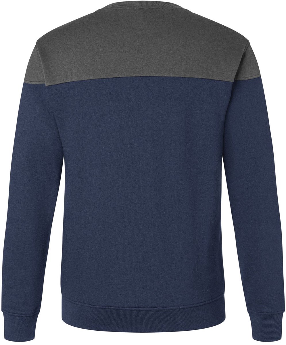 KÜBLER 52226406 Sweatshirt Werktrui HEREN Veiligheidstrui Donkerblauw Donkergrijs - Krasvrij - 50% Katoen 50% Polyester