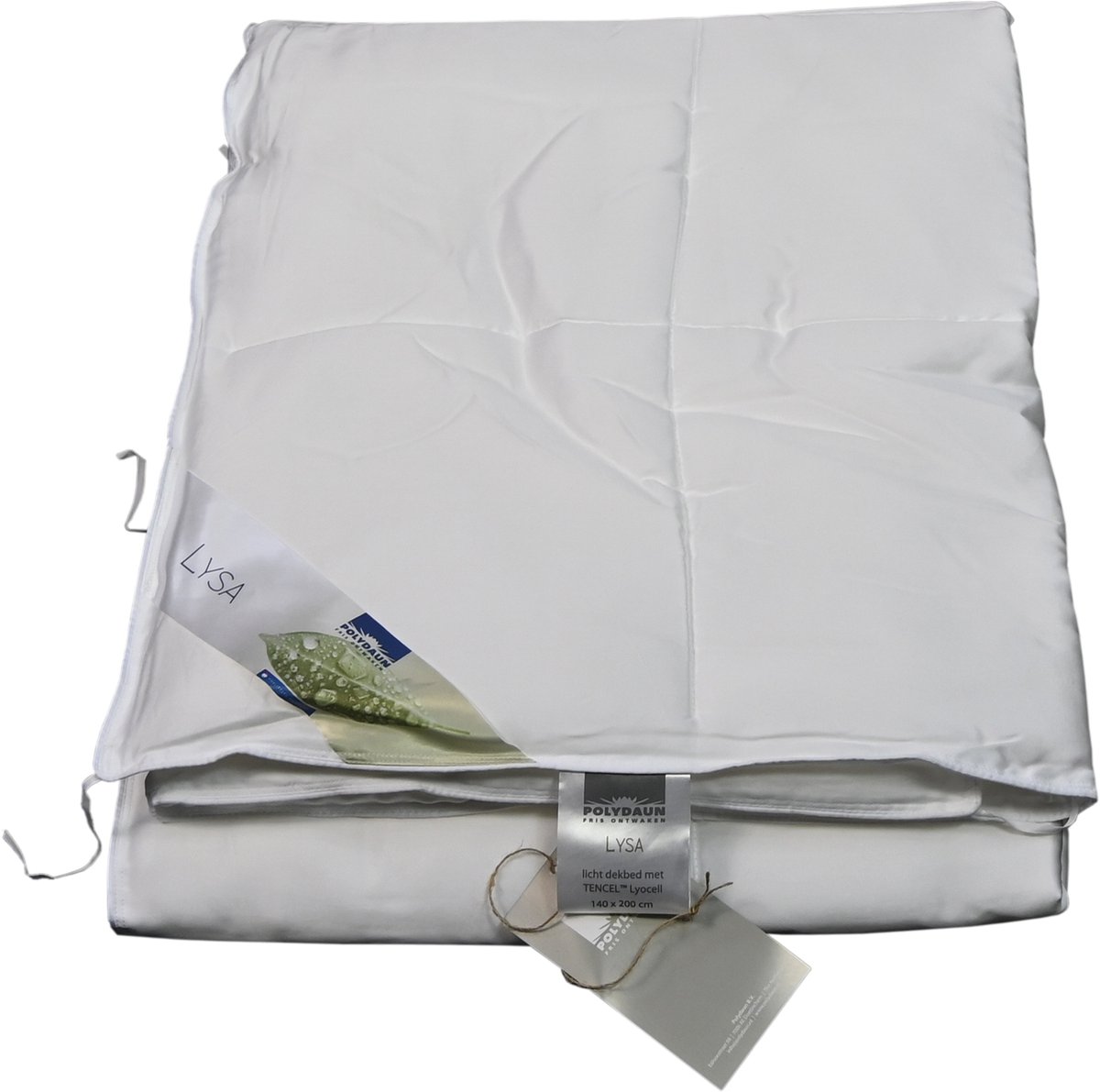 Polydaun Lysa Tencel dekbed - zomerdekbed - verkoelend - eenpersoons - 140x220 cm