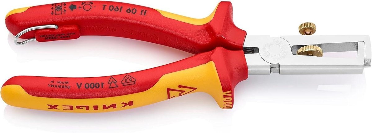 Universele Striptang 160 mm met Veer en Geïsoleerde Handgrepen