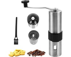 Koffiemolen Handmatig - 304 RVS - Keramisch Maalsysteem - Voor Perfecte Koffie - ShopVlot