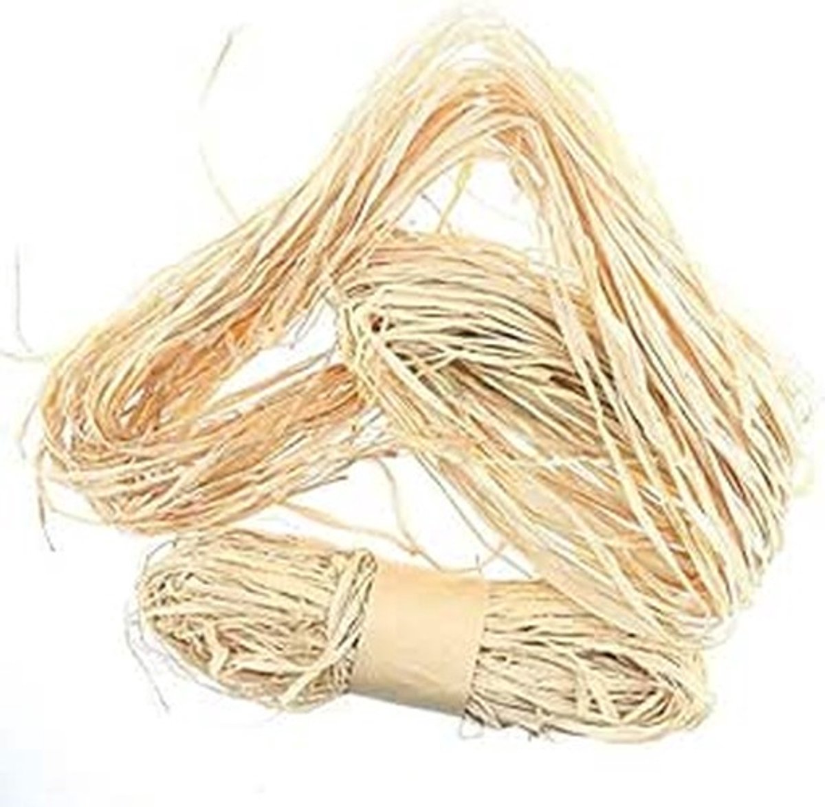 Dailygoods - 500g Natuurlijke Raffia Bundels voor Bloemisten en Ambachten