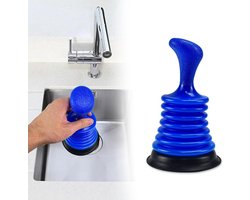 LANSKYLAN Zuigbel, kleine ontstopper, 18 cm, zuigklok, maximale zuigkracht, zuignap voor wastafel, afvoerreiniger - ShopVlot