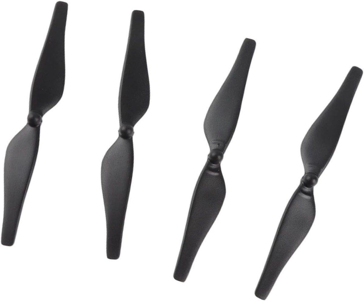 Thijox - 4 Paar Propellerbladen van Koolstofvezel voor Drone, Opvouwbare en Ergonomische Mini-Drone Accessoires, Zwart, Lichtgewicht en Eenvoudig te I