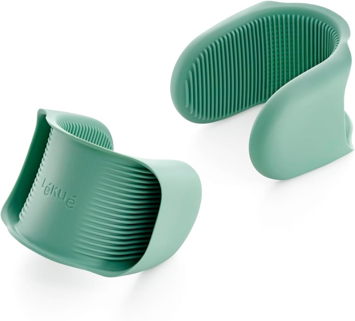 Thijox - Flexibele Mini Keuken Silicone Ovenwant Set van 2, Vingerbrand Beschermers met Ergonomisch Ontwerp voor Veilig Koken, Slipvaste Grip, Ideaal