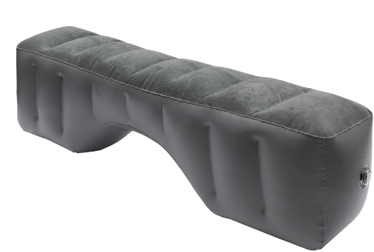 Inovra- Slaapmat Auto Matras - Luchtbed Achterbank - Ademend PVC - Golfstreepontwerp - Comfortabel Bed - 123x24x33cm