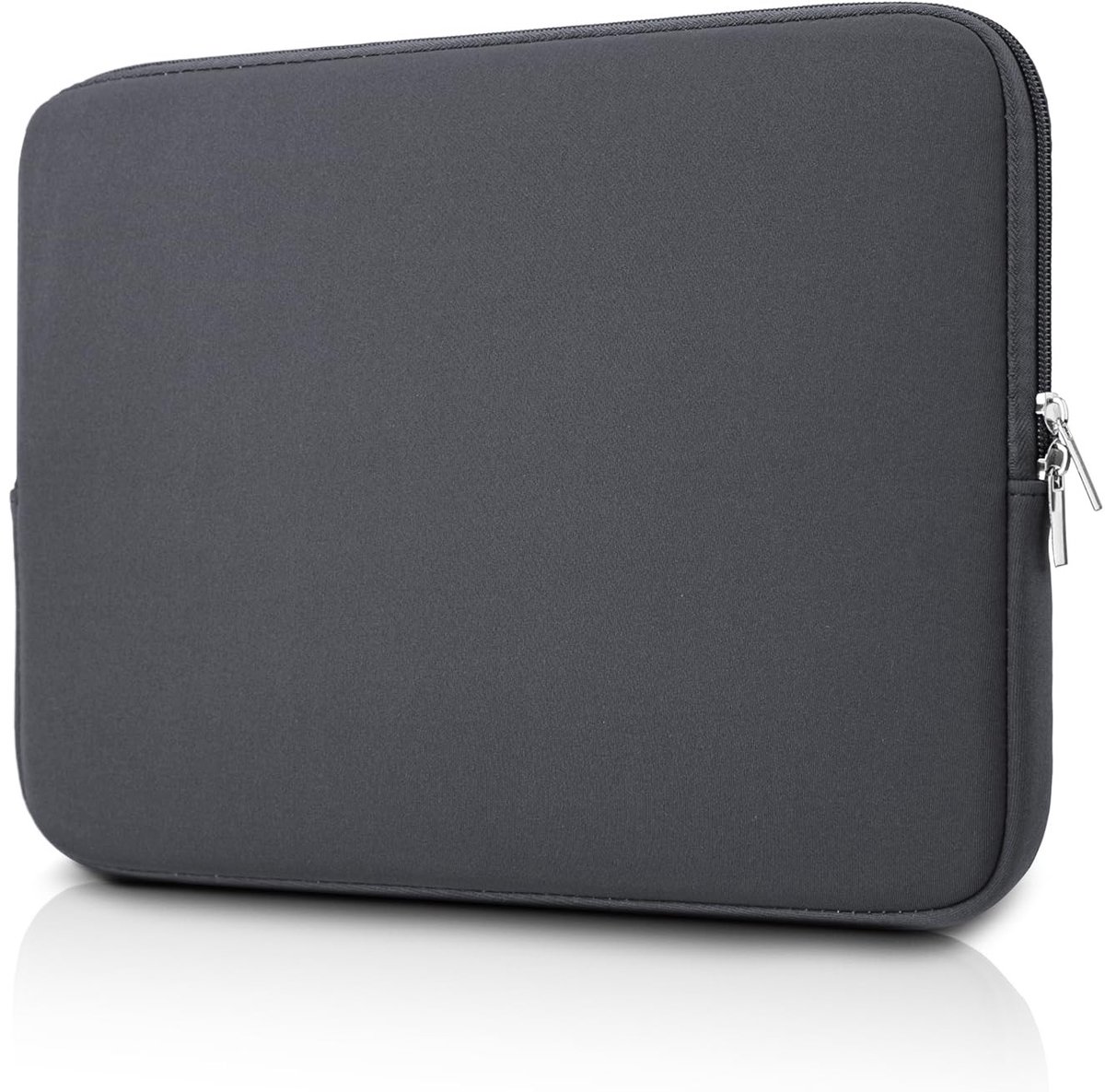 Inovra - 13 Inch Laptop Sleeve Case voor 13" MacBook Air Pro M3 M2 M1 13,3" Chromebook Notebook, Zachte Gevoerde Laptophoes voor Vrouwen Mannen, Grijs
