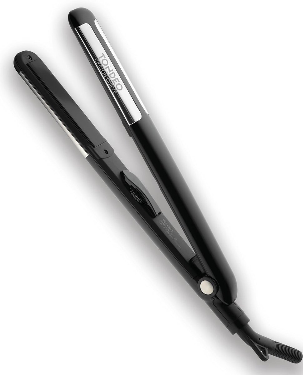 Thijox - 2-in-1 TONDEO CERION Curve Stijltang voor Langdurige Krullen en Zijdezacht Glad Haar - Professionele Haarstyler - Perfect voor Feest, Dagelij