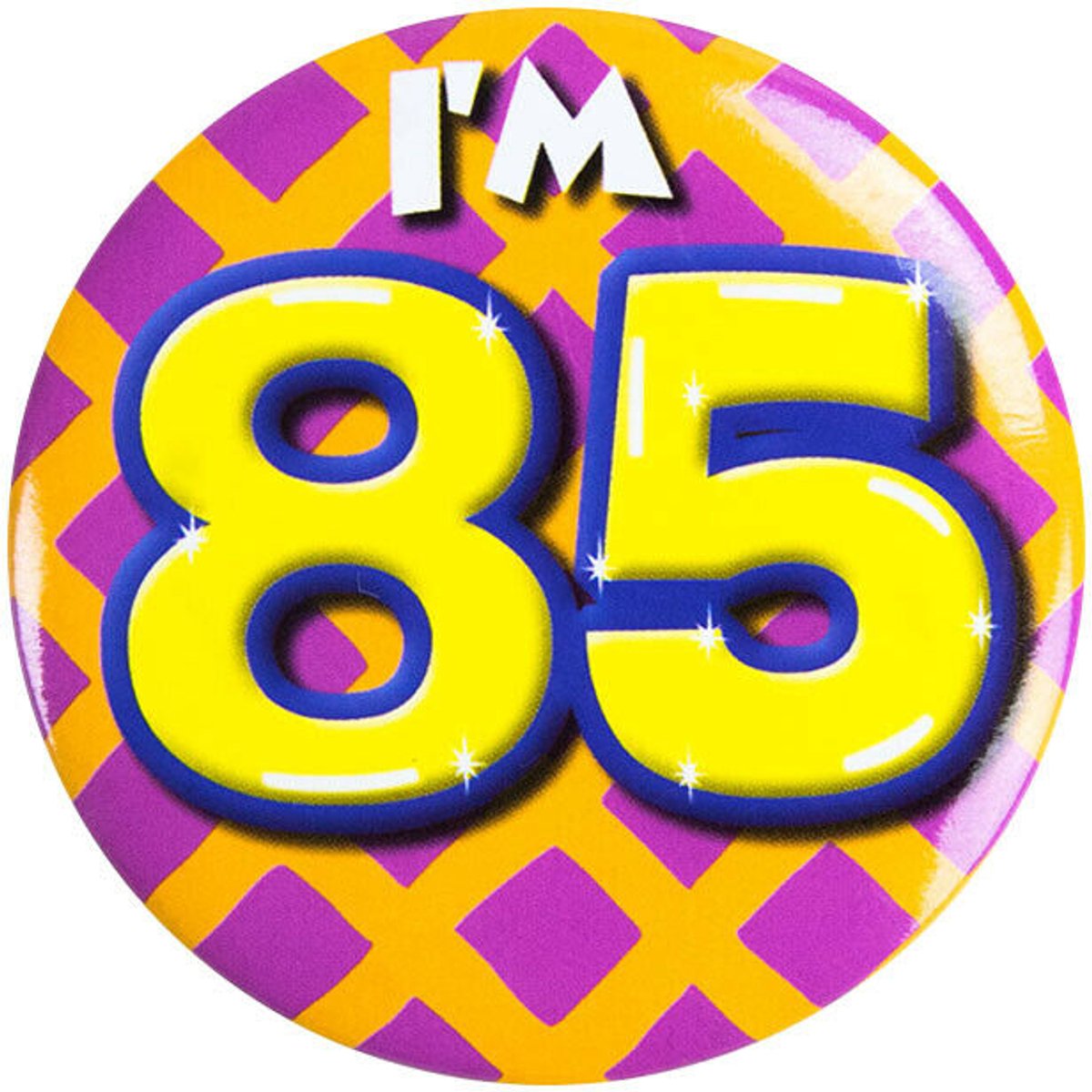 Paperdreams - Button - Klein - 85 Jaar