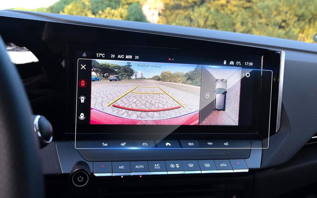 Beschermfolie voor Astra en Mokka 2021-2025, 10 Inch Navigatie en Multimedia Touchscreen, 9H Krasbestendig Tempered Glass
