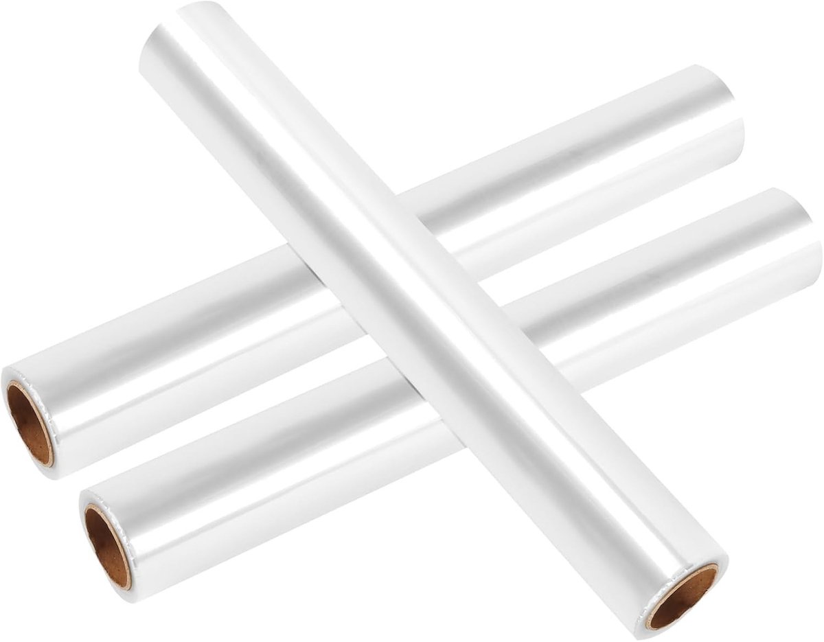 Doorzichtige cellofaanwikkelrol 80 cm x 30 m - Extra brede cadeauverpakking voor bloemen, knutselen en paasmanden - 3 stuks