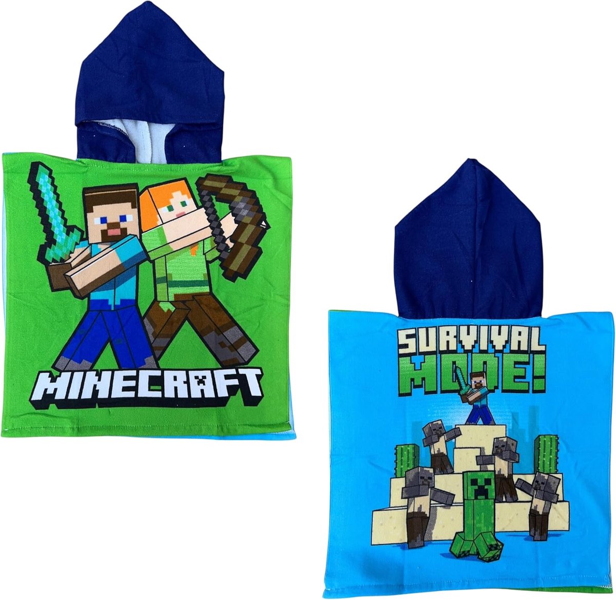 Thijox - Cartoon Badponcho Kinderen 50x100 cm - Zachte Polyester Microvezel - Ideaal voor Strand, Zwembad en Badkamer - Vrolijk Design voor Jonge Kind