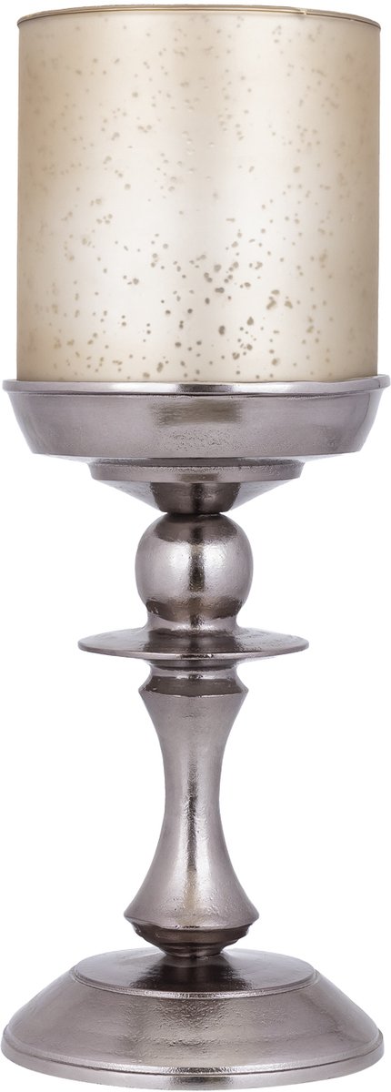 PTMD Eliviana Brass Casted Alu Stormlight Beige Glass S