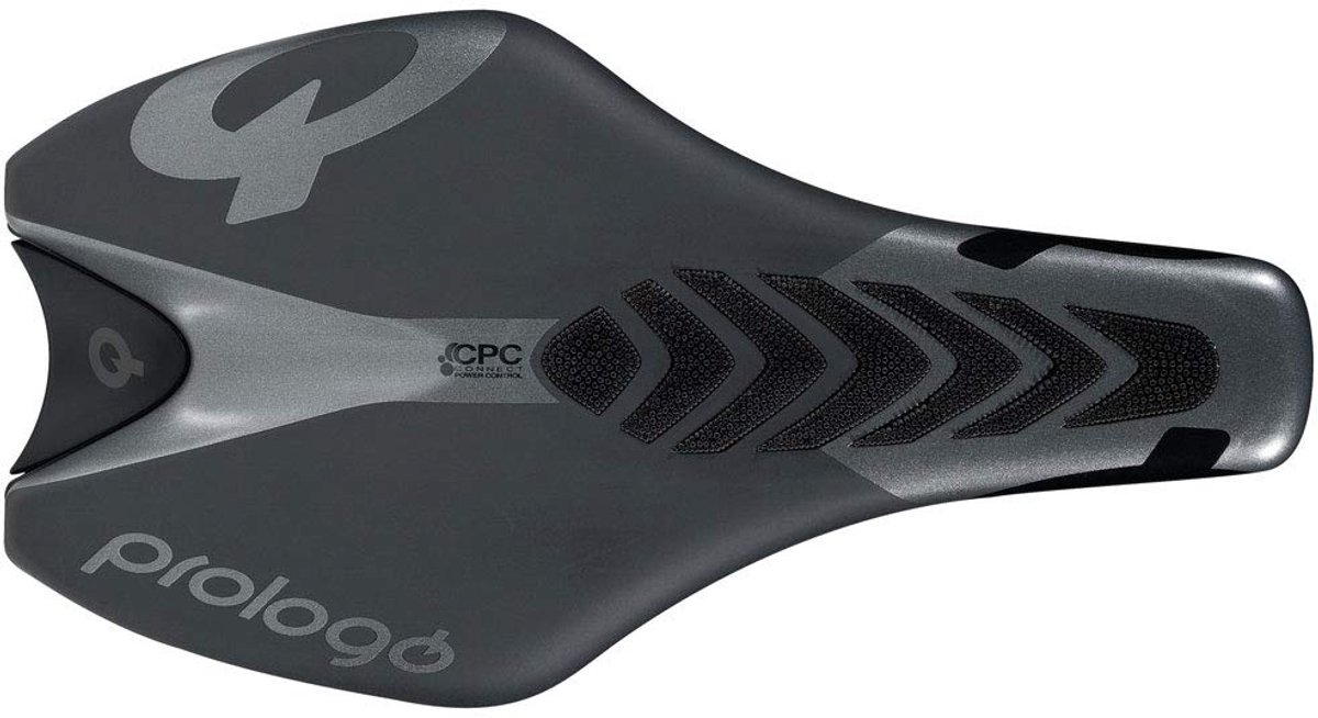 SnelShoppen - Prologo Unisex TGale TT CPC Nack Triathlon Zadel Antraciet/Zwart 240x128mm - Lichtgewicht Comfort Zadel voor Triatlon Fietsers