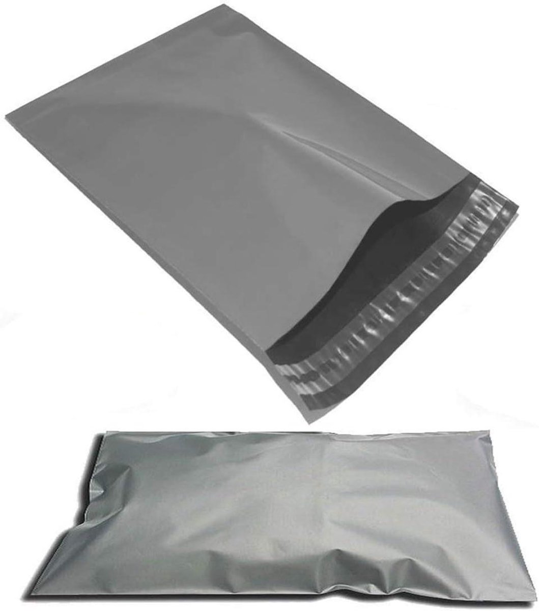 Verzendzakken Grijs - Postzakken Mailers - Pakketten Versturen - Waterdicht Zelfklevend - 9x12 inch 100 stuks - Grijs