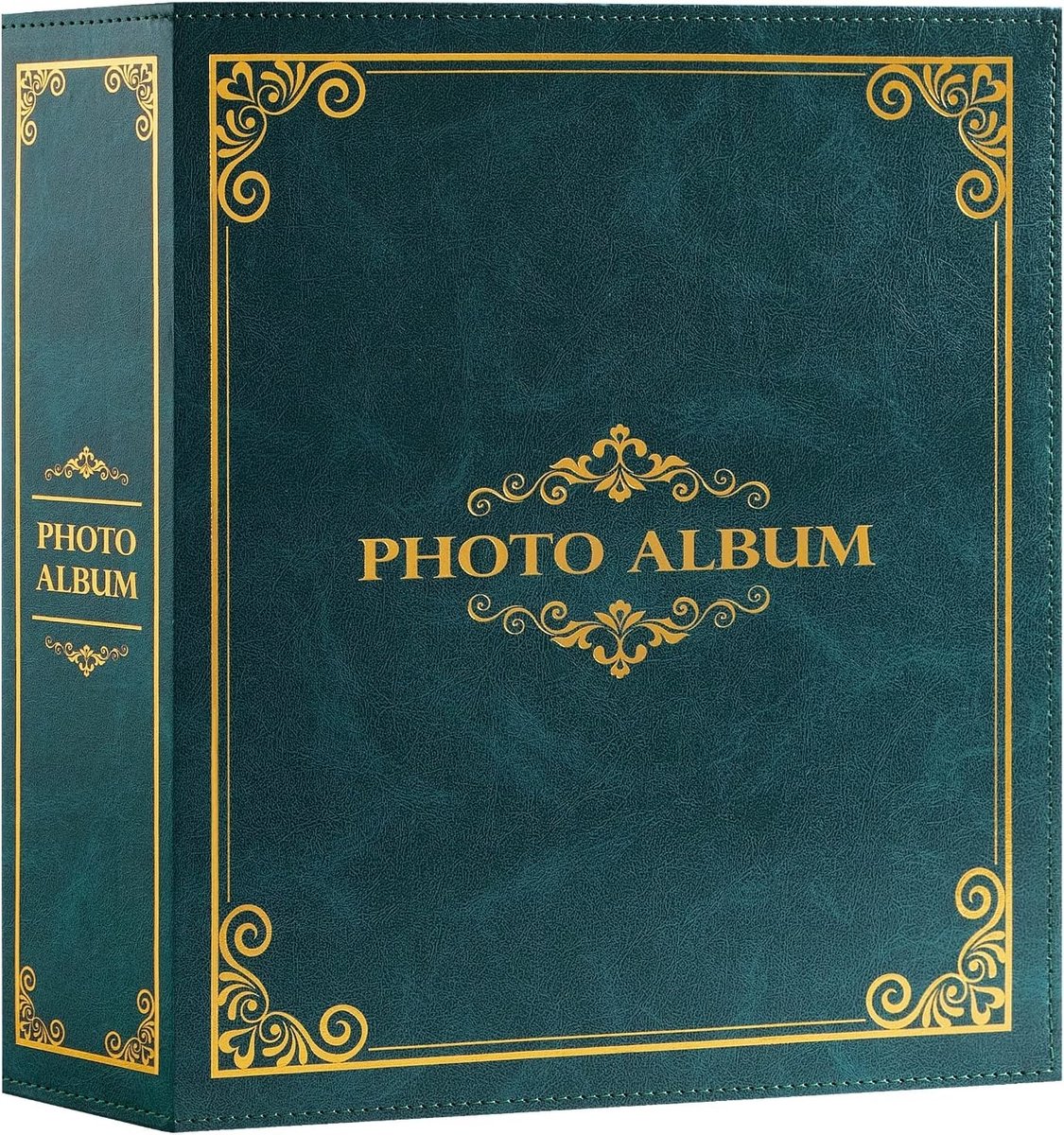 Traditioneel Fotoalbum 10 x 15 cm - Groot Formaat voor 1000 Foto's, Geschikt voor Horizontale en Verticale Afbeeldingen met Plastic Bescherming