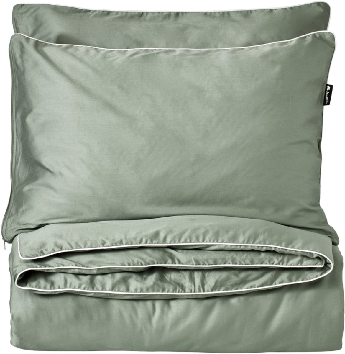 Cloudpillo Beddengoed (incl. 2 kussenslopen 55x75) - Extra zacht, Ademend en Antibacterieel - Vochtbestendig met verborgen rits - Sage Green - 260x220 cm