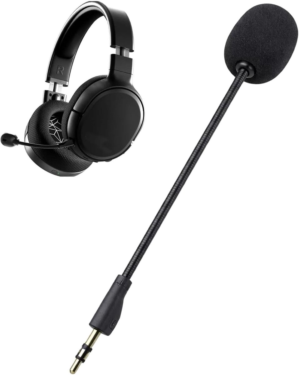 Verstelbare Microfoonarm met 3.5mm Jack, Afneembare Geluidsisolerende Microfoon voor Gaming en Streaming