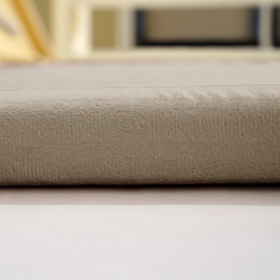 Wizzimo® Baby speelkleed - 180x200 - Speelkleed kinderen - Extra dik traagschuim 3 cm - Sand Beige - Anti slip — afbeelding 3