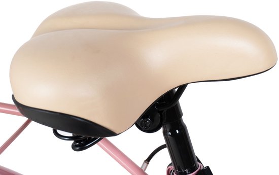 Davi Emma - Stadsfiets - 26 inch - 7 versnellingen - Shimano - V-brake - Lage instap - Roze/Crème — afbeelding 2