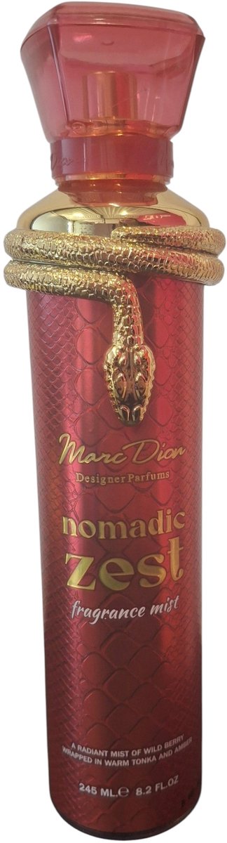 Marc Dion Nomadic Zest Body Mist Wilde Bessen, Tonkaboon & Amber 245 ml