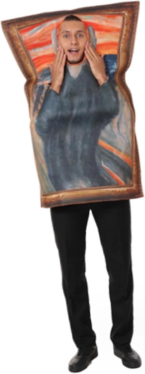 Griezelige Scream Outfit voor Cosplay en Feestjes - Kunstzinnig Kostuum met Prop voor Halloween en Themadagen