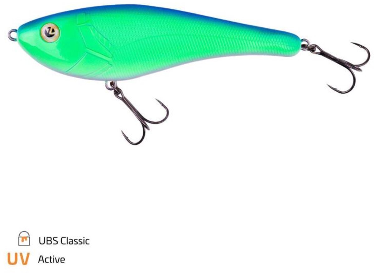 Zeck Snatch hardbait plug 2m S UBS Classic Rattle 15cm