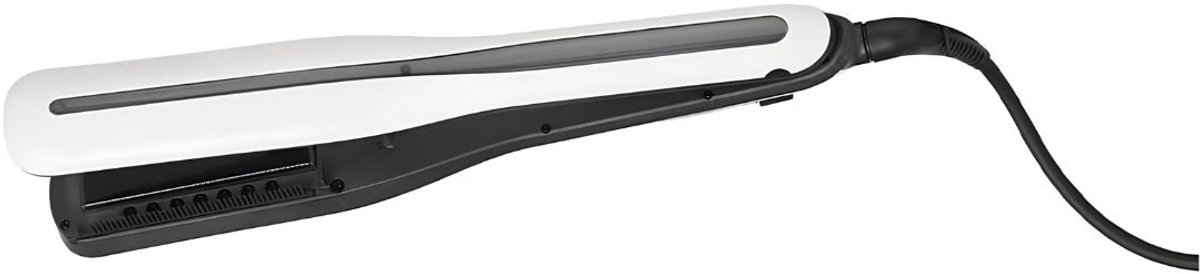SP® Steampod - Professionele Steampod - Professionele Stijltang met Stoomtechnologie - Wit/Zwart - 37cm x 11cm x 5cm