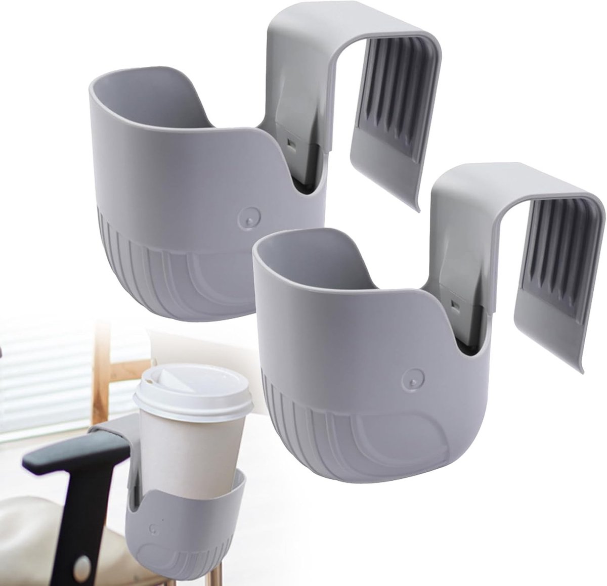Drinkhouder voor Kinderstoelen en Rolstoelen, 2 Stuks, Flessenhouder voor Auto en Buggy, Handig en Praktisch