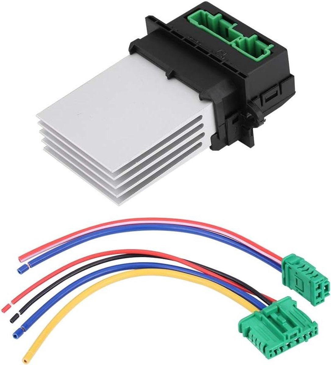 Motor Weerstand - Reparatie Set - Temperatuur Regeling - Inclusief Bedrading - 260 gram - Zwart