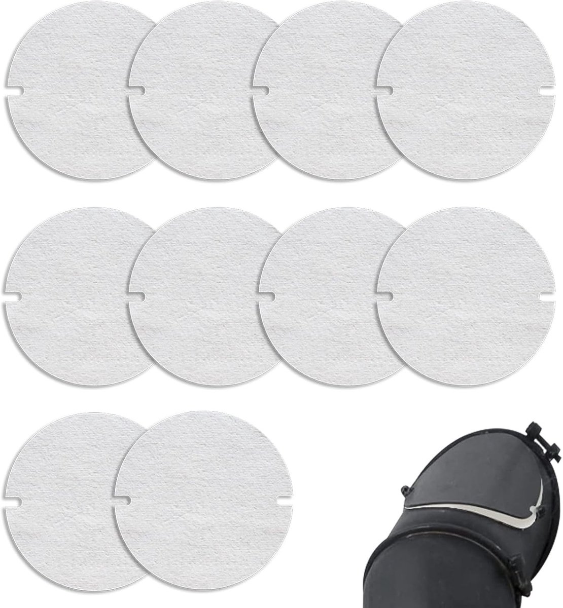 10 Stuks Deurafdichting voor Kachelpijp, 155mm Hittebestendige Afdichting tot 1200°C, Ovenpijp Afdichting voor Kachels en Fornuizen