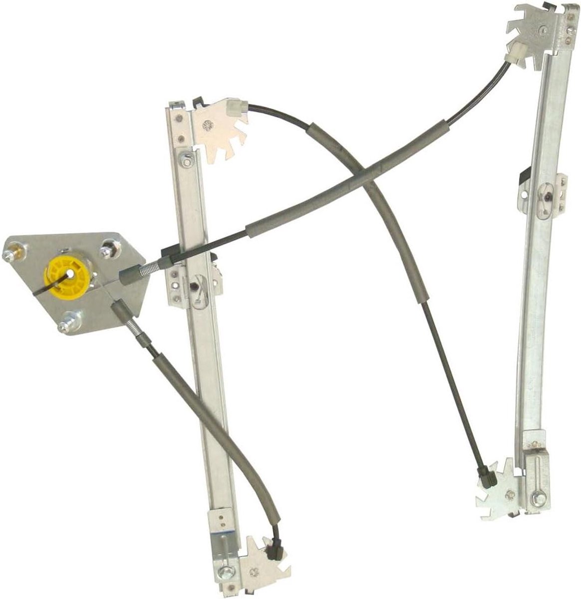 Raamslinger - Raamzwengel - Automatische raambediening - Met comfortfunctie - 138 kg - Chroomkleurig
