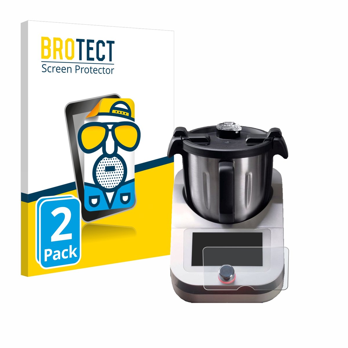 BROTECT - Screenprotector voor Ufesa TotalChef RK7 - Folie Beschermfolie matte 2 Stuks