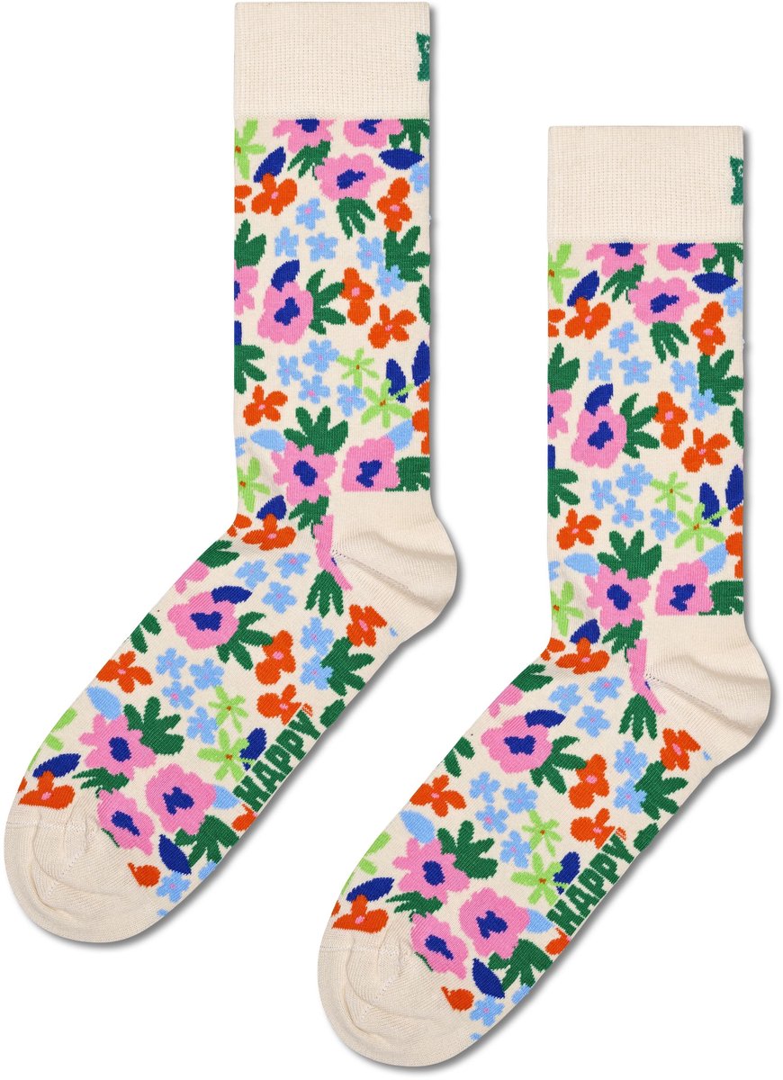 Happy Socks - Flower Sock - Heren - Sokken