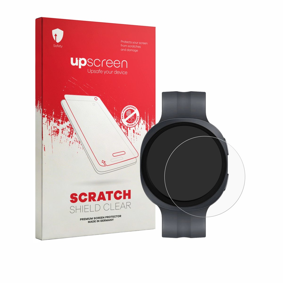 upscreen - Screenprotector voor Samsung Galaxy Watch 9 (44 mm) - Folie Beschermfolie transparant