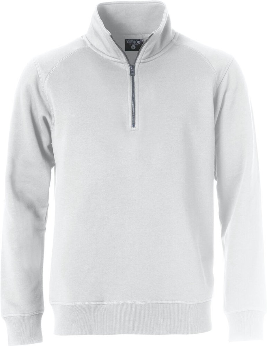 Clique Classic Half Zip 021043 - Wit - 3XL